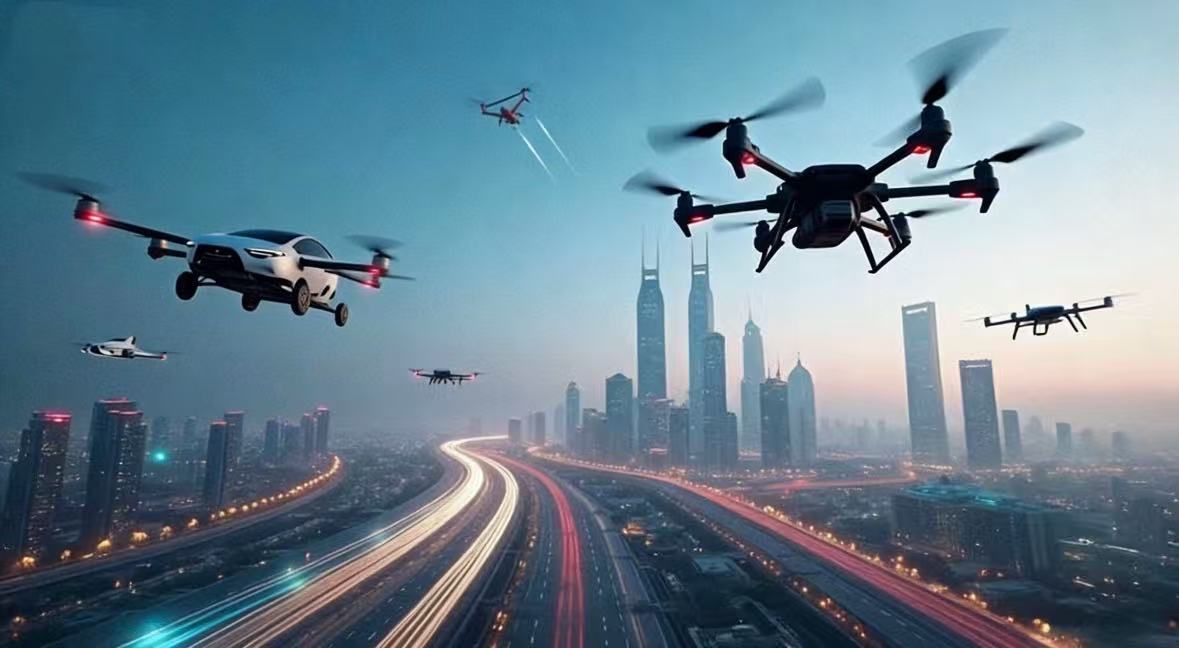 《Икономиката на ниска надморска височина излита: Как персонализираните хидравлични цилиндри подобряват прецизността на дрона》