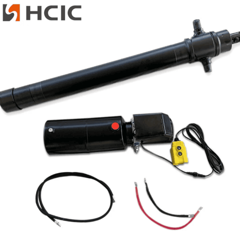 4TG-E90-1000 Хидравличен цилиндър на ремарке + комбинация от персонализиран захранващ блок