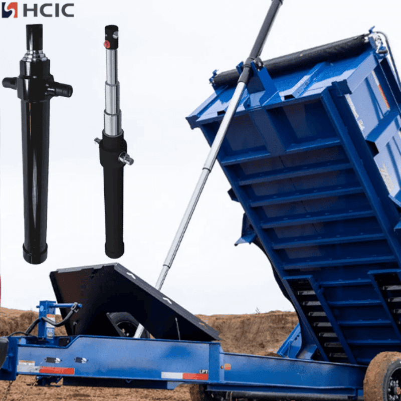 Телескопичен многостепенен хидравличен цилиндър